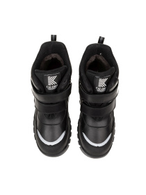 Ботинки Calorie  модель 5008-97 чорні шкіра (31-36) Фото