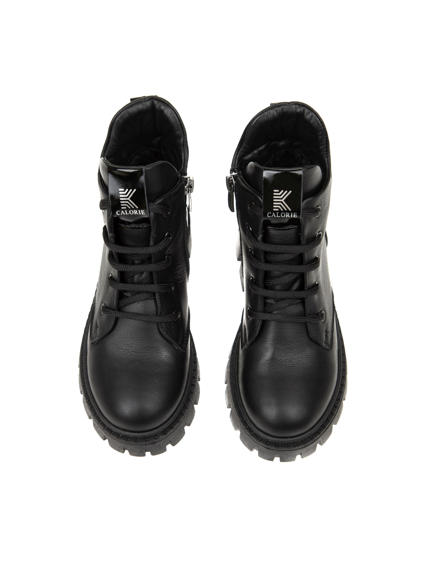Ботинки Calorie  модель 914(10) чорні шкіряні (31-36) Фото
