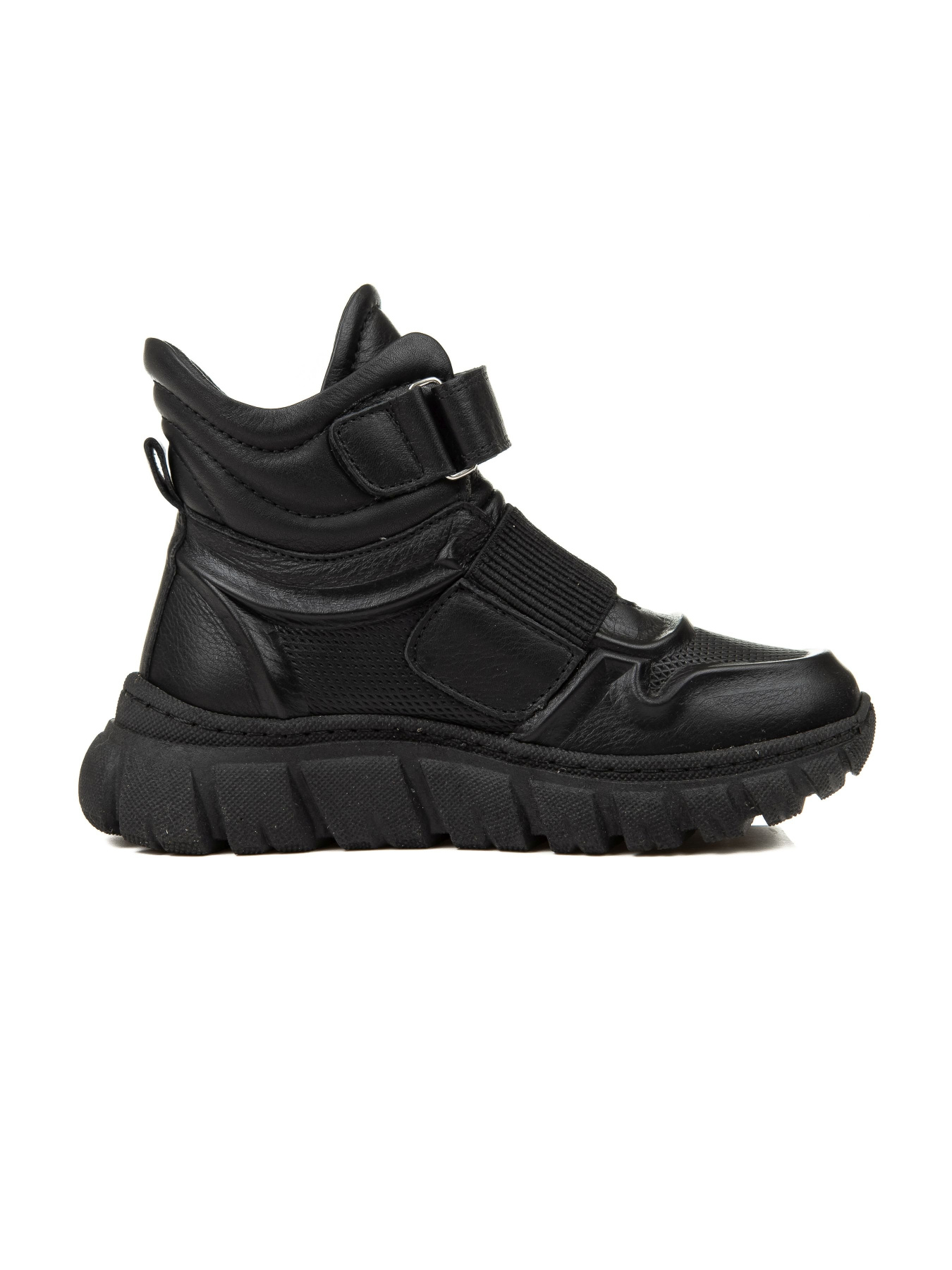 Ботинки Calorie  модель 860(01) чорні шкіряні (31-36) Фото