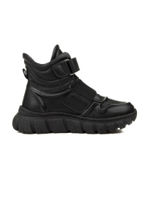 Черевики Calorie  модель 860(01) чорні шкіряні (31-36) Фото