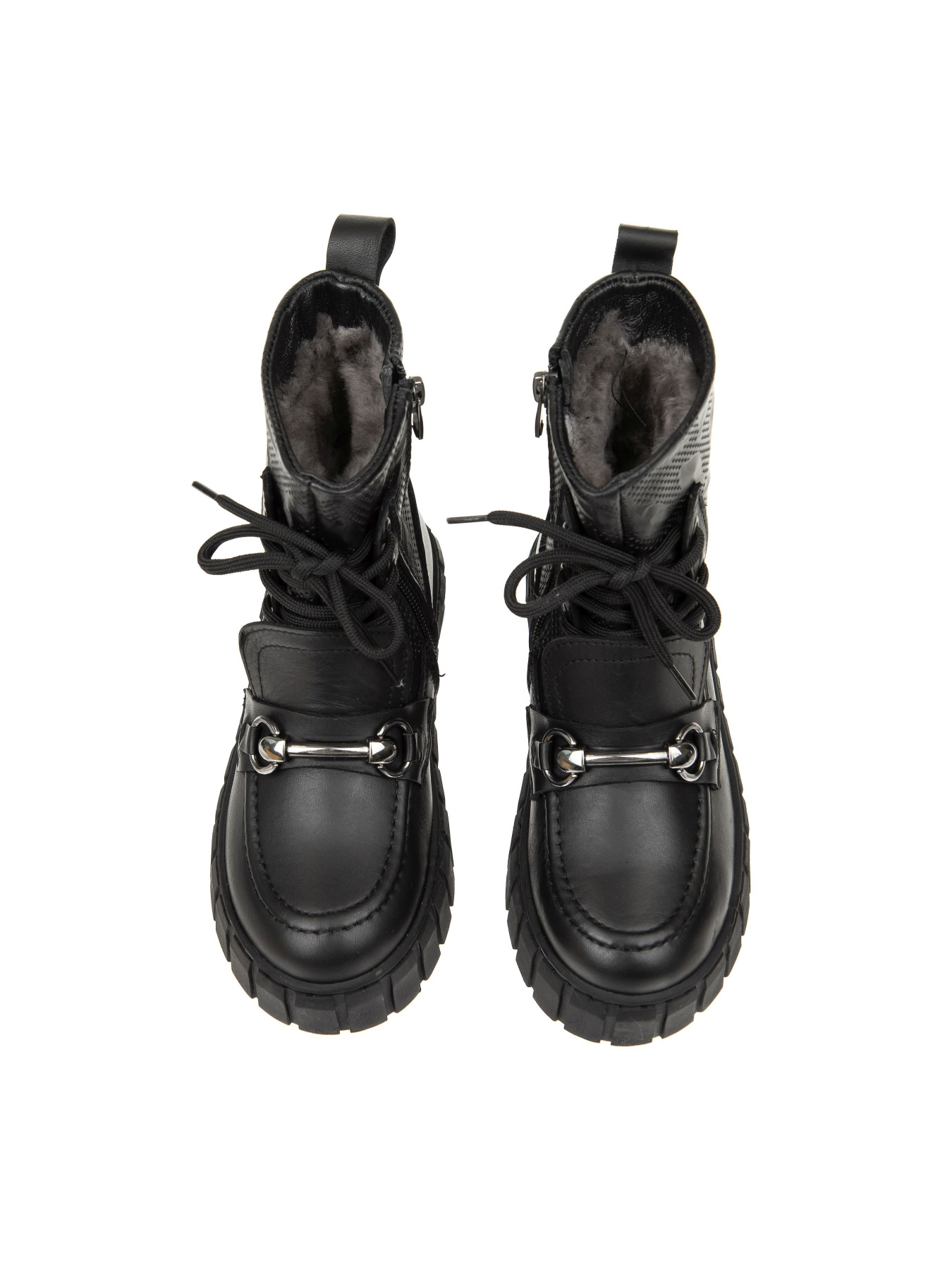 Ботинки Calorie  модель 2000(01) чорні шкіряні (31-36) Фото