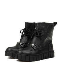 Ботинки Calorie  модель 2000(01) чорні шкіряні (31-36) Фото