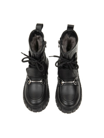 Ботинки Calorie  модель 2000(01) чорні шкіряні (31-36) Фото