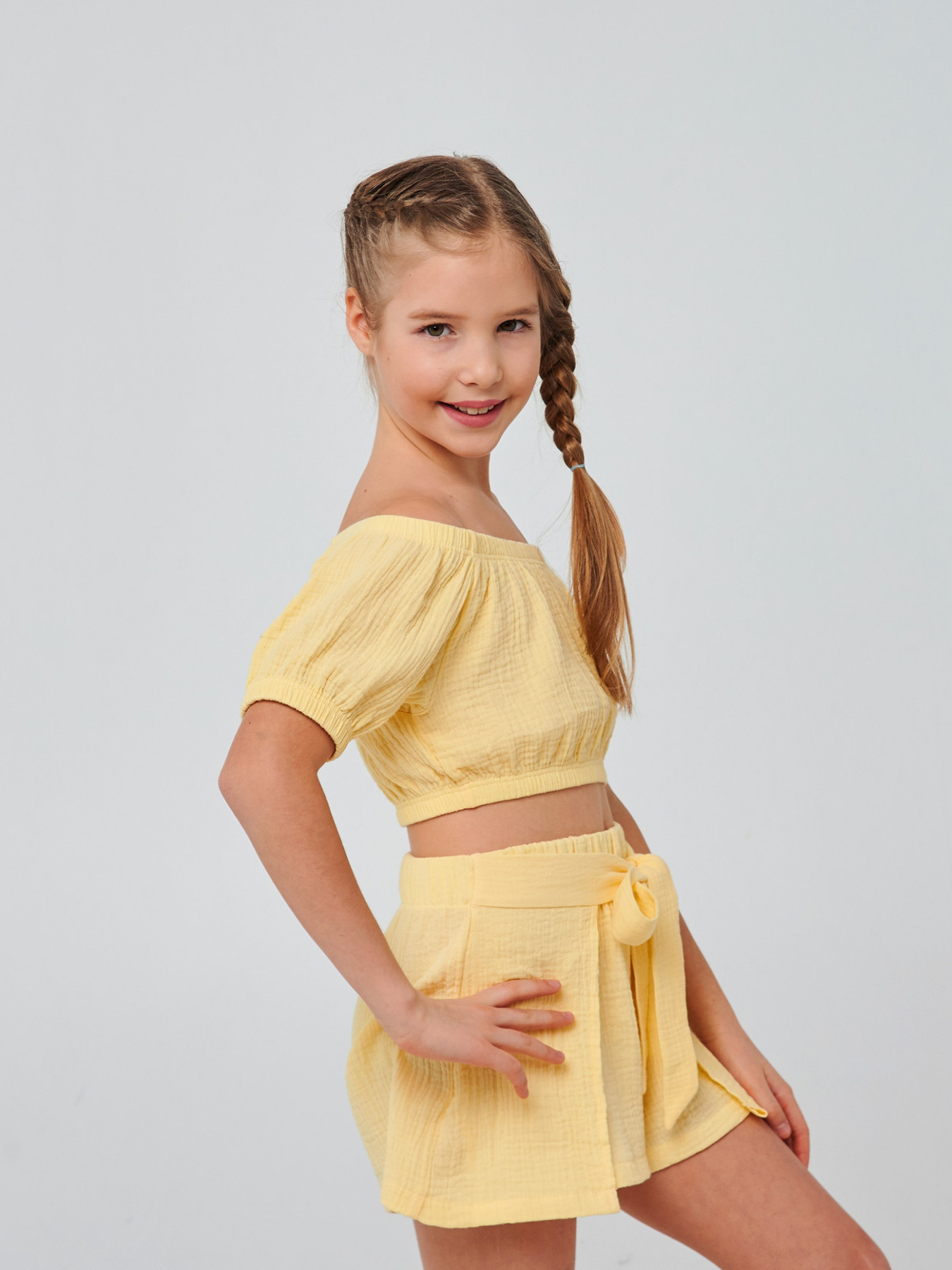 Шорты SMIL модель smil_112432-limonnyj Фото