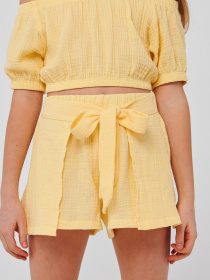 Повсякденні шорти SMIL модель smil_112432-limonnyj Фото