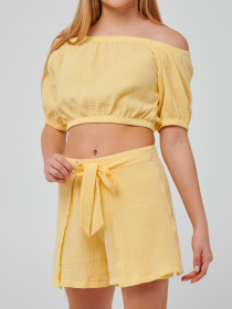 Шорты SMIL модель smil_112433-limonnyj Фото