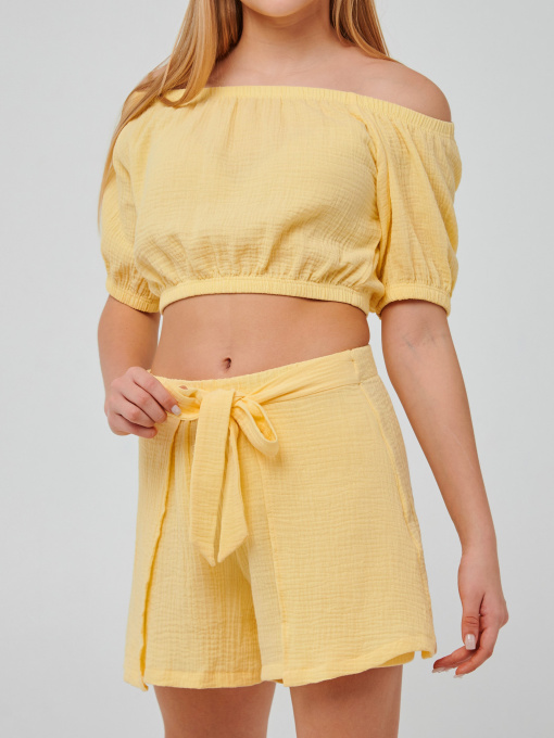 Повседневные шорты SMIL модель smil_112433-limonnyj Фото