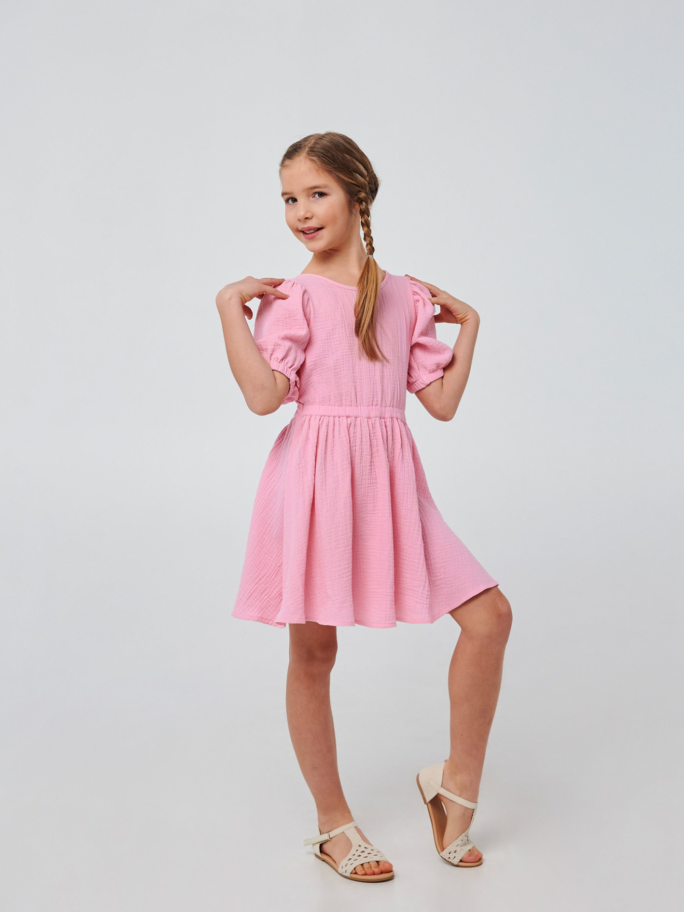 Платье мини SMIL модель smil_120384-rozovyj Фото