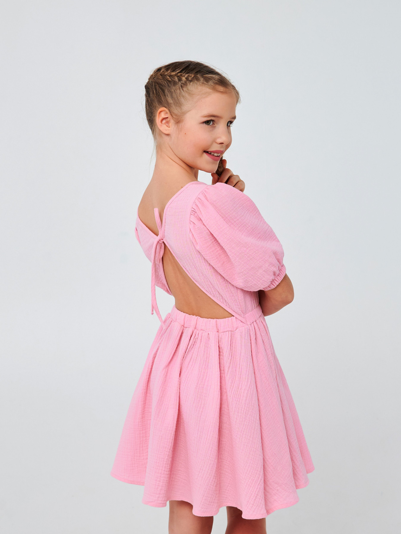 Платье мини SMIL модель smil_120384-rozovyj Фото