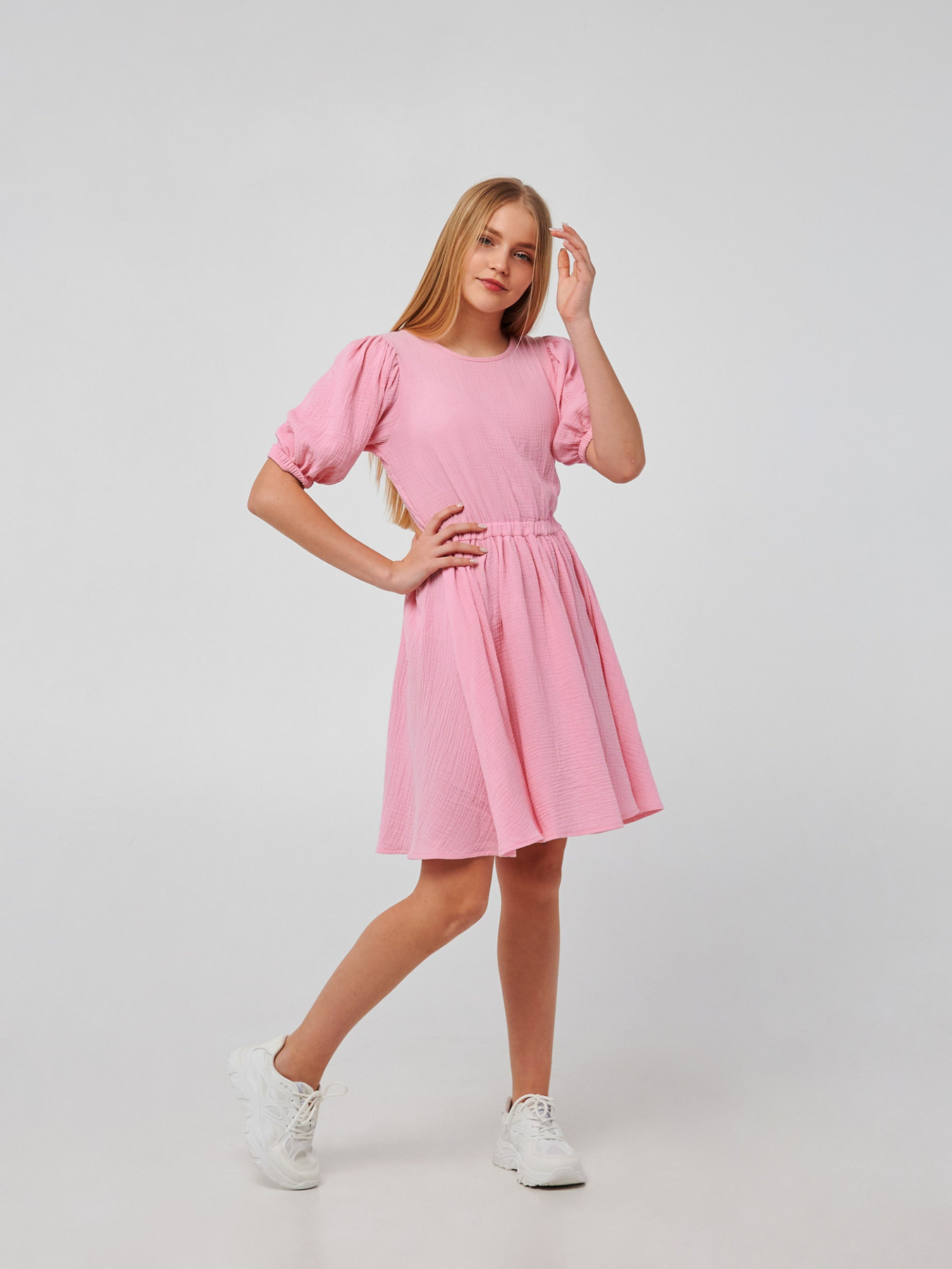 Платье мини SMIL модель smil_120385-rozovyj Фото