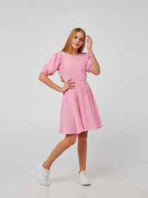 Платье мини SMIL модель smil_120385-rozovyj Фото