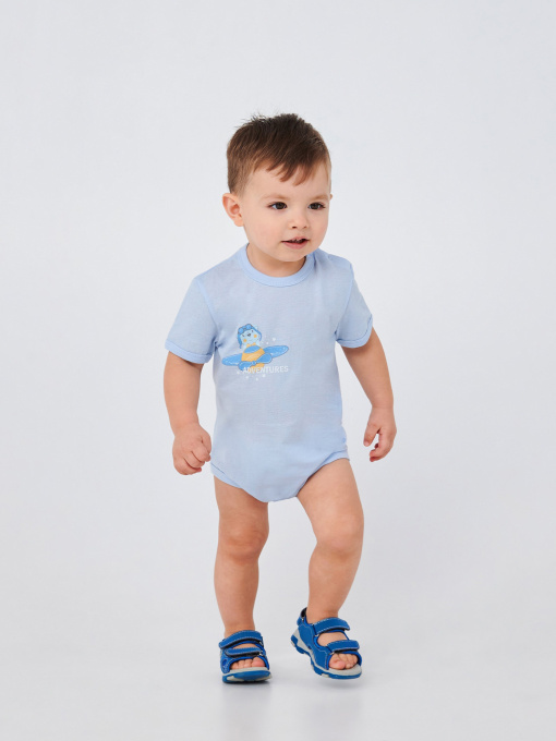 Боди для младенцев SMIL модель smil_102507-goluboj Фото