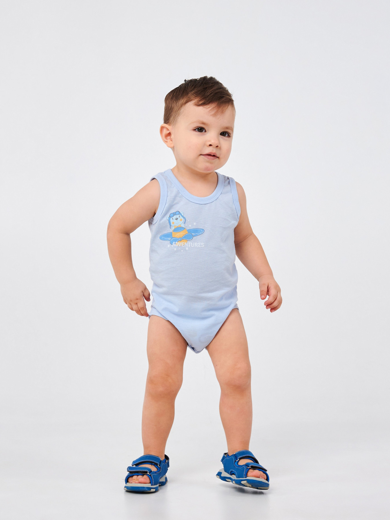 Боди для младенцев SMIL модель smil_102508-goluboj Фото