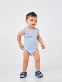 Боди для младенцев SMIL модель smil_102508-goluboj Фото