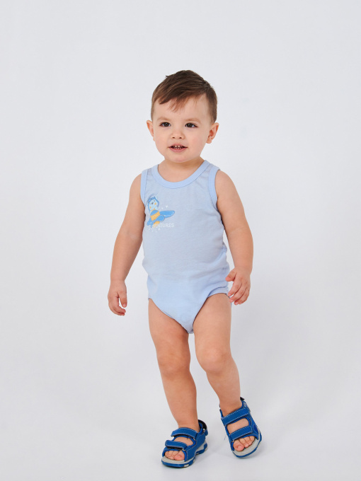 Боди для младенцев SMIL модель smil_102508-goluboj Фото