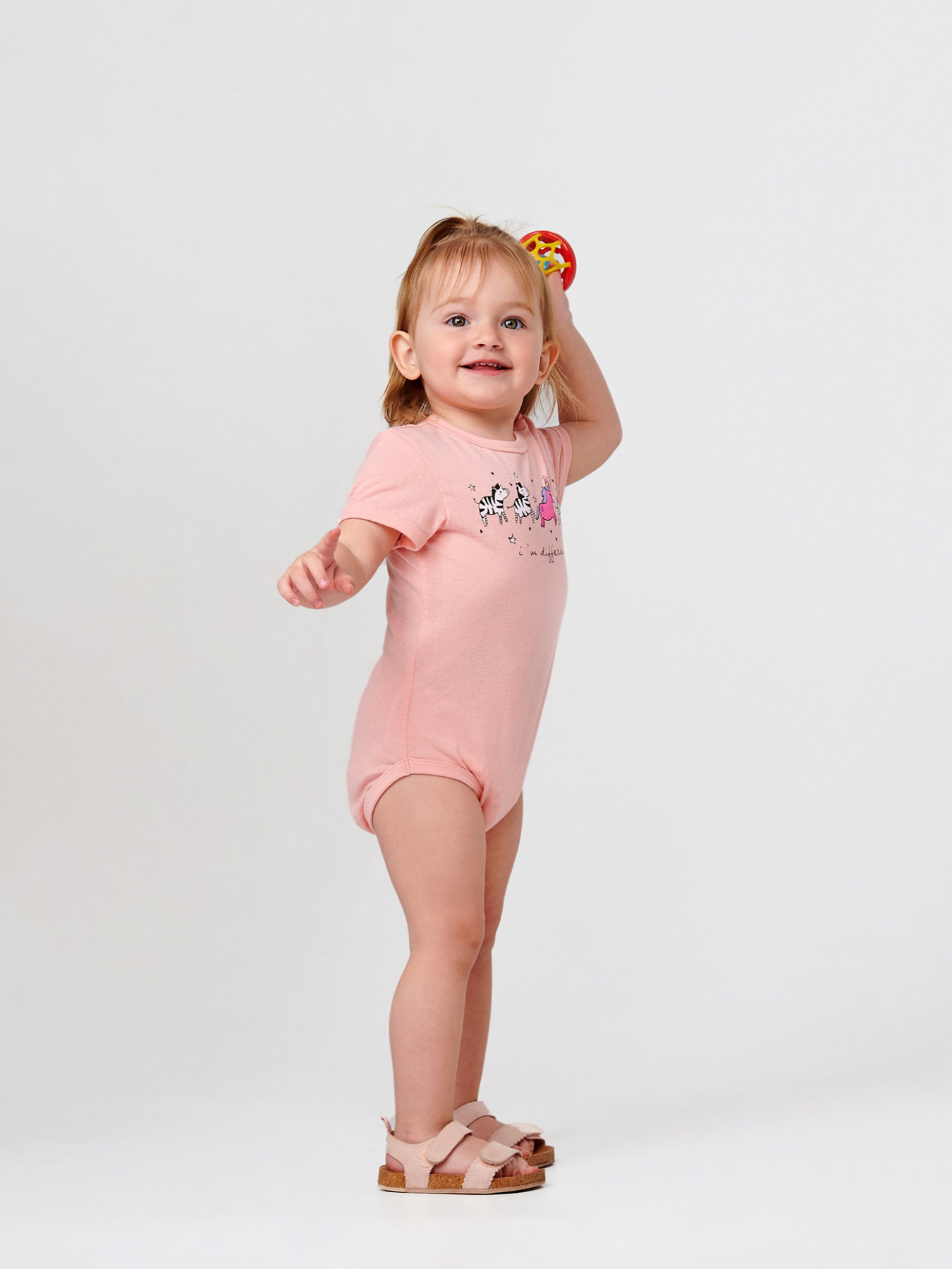 Боді для немовлят SMIL модель smil_102507-rozovyj-persik Фото