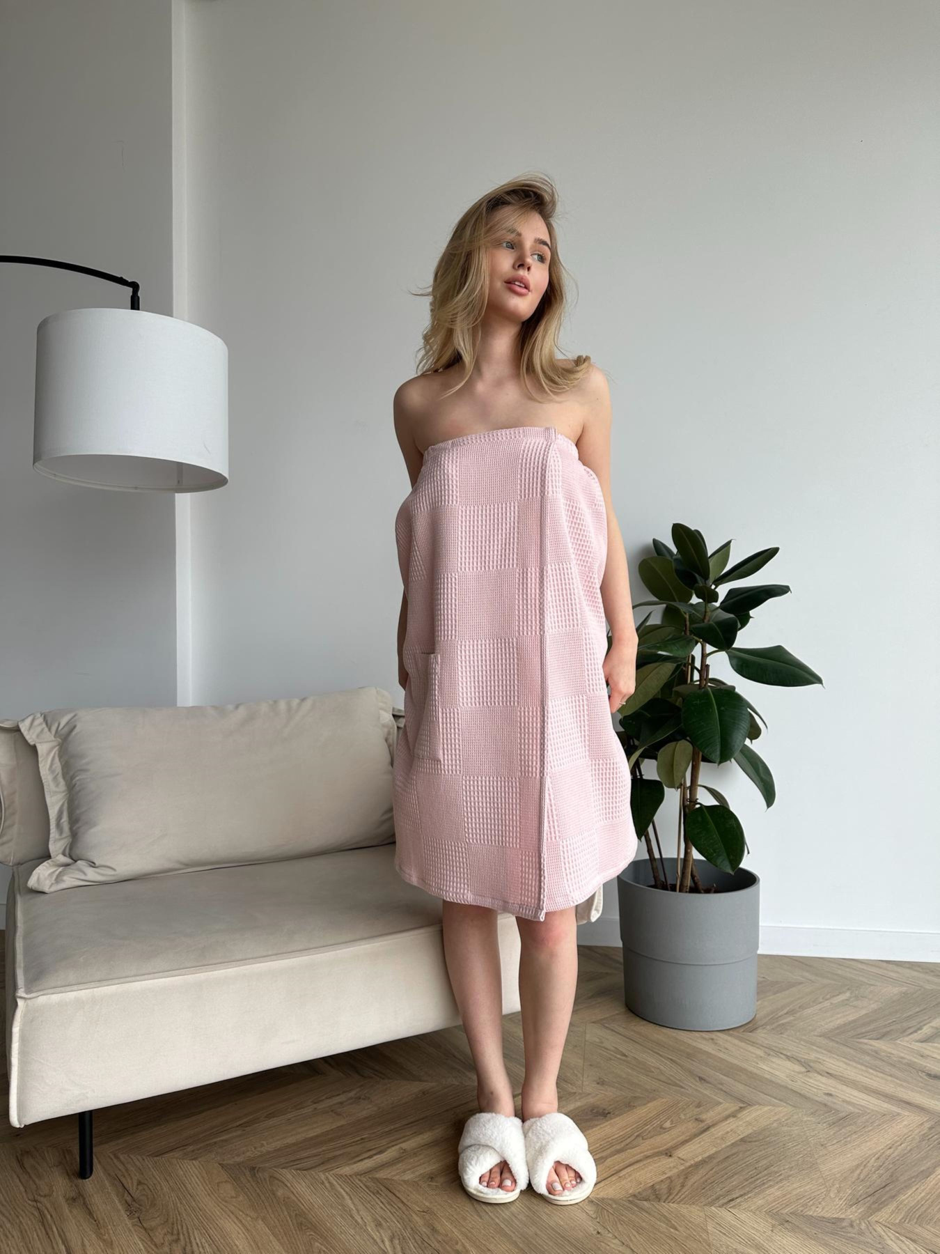 Женское парео Мозаика пудра Cosy модель 7101 Фото