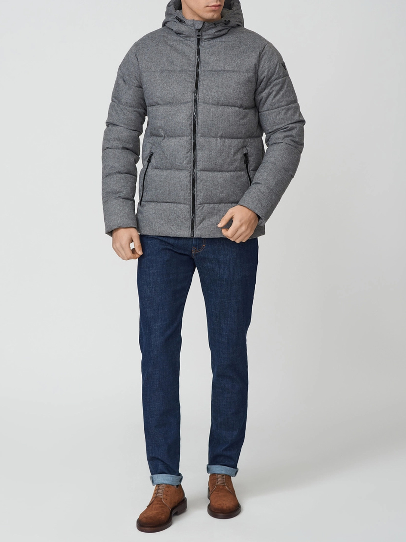 Демісезонна куртка Fred Mello модель FM21W07KD_GREY Фото