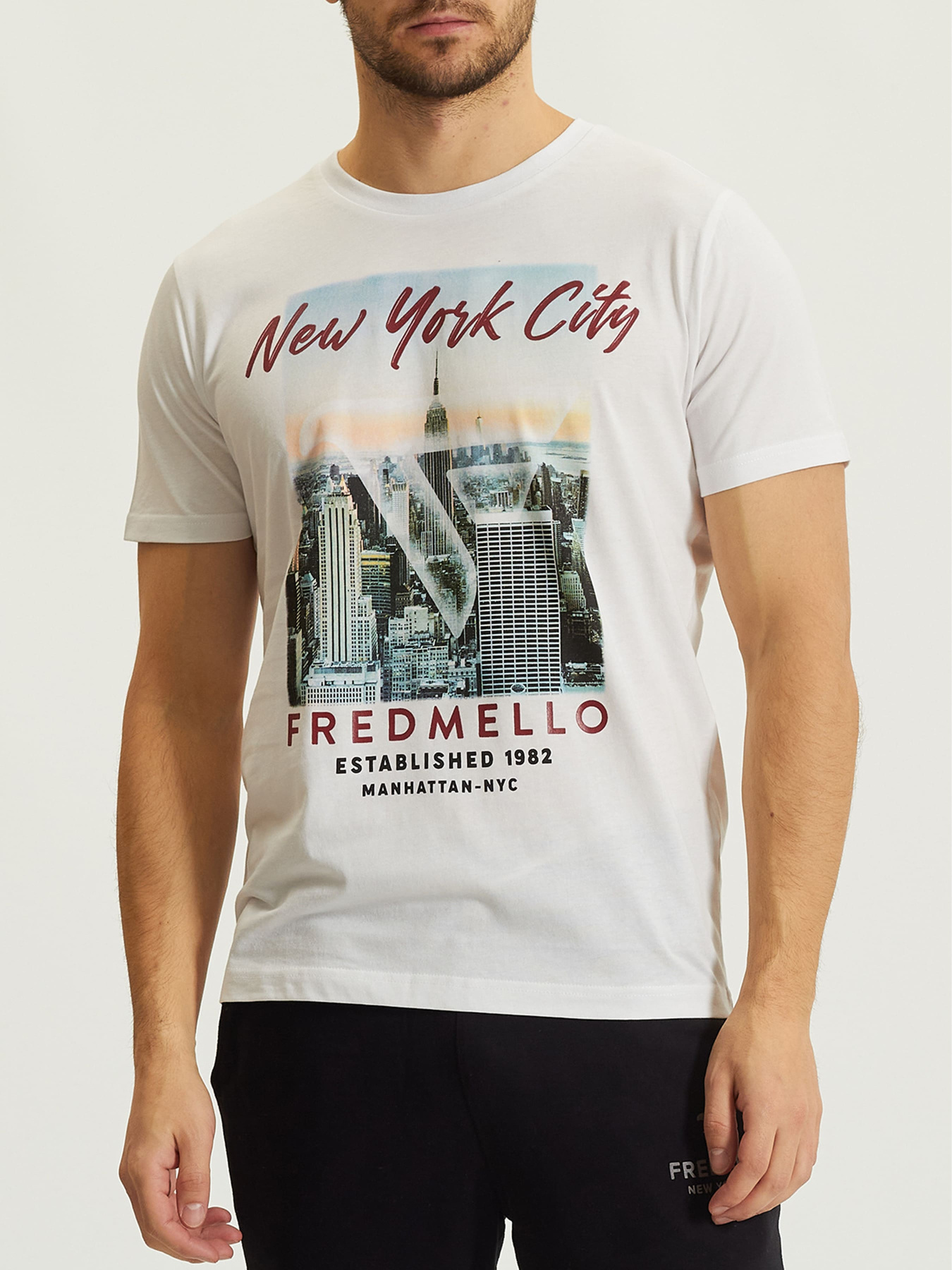 Футболка Fred Mello модель FM21W03TG_WHITE Фото