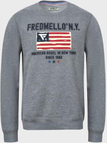 Свитшот Fred Mello модель FM21W22FG_GREY Фото