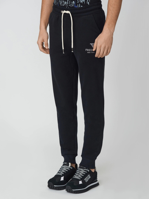 Штаны спортивные Fred Mello модель FM21W01PF_BLACK Фото