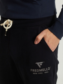 Штаны спортивные Fred Mello модель FM21W01PF_BLACK Фото