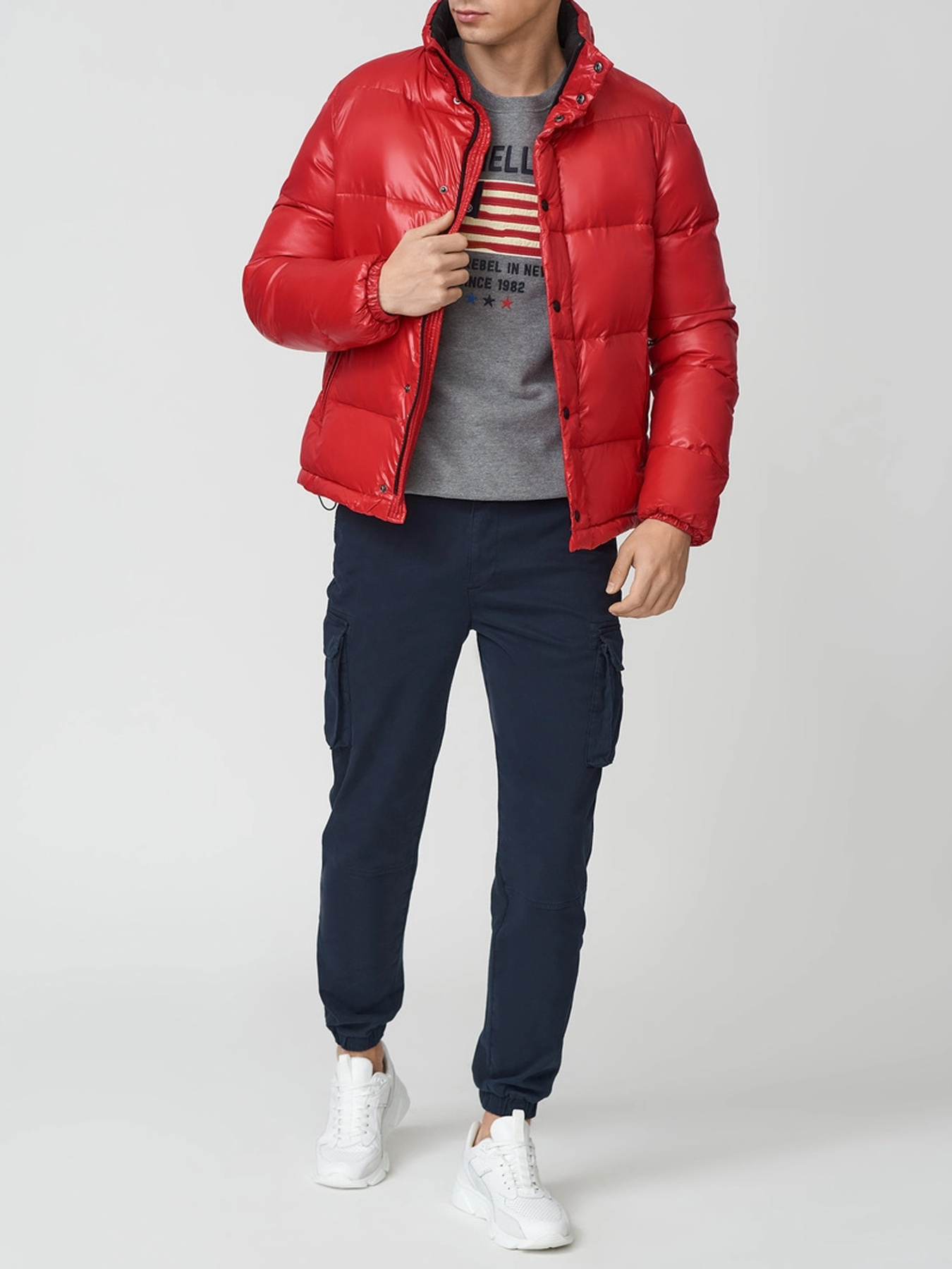 Демісезонна куртка Fred Mello модель FM21W08KD_RED Фото