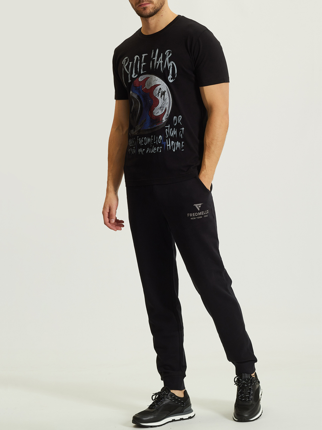 Футболка Fred Mello модель FM21W07TG_BLACK Фото