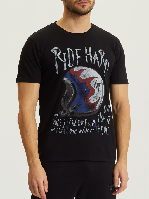 Футболка Fred Mello модель FM21W07TG_BLACK Фото