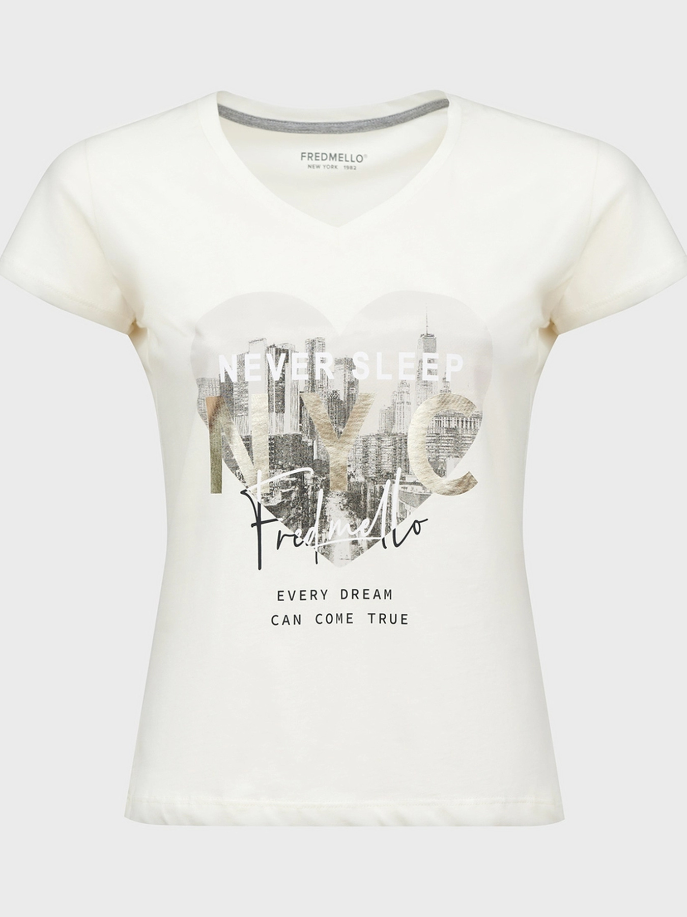 Футболка Fred Mello модель FW21W12TV_WHITE Фото