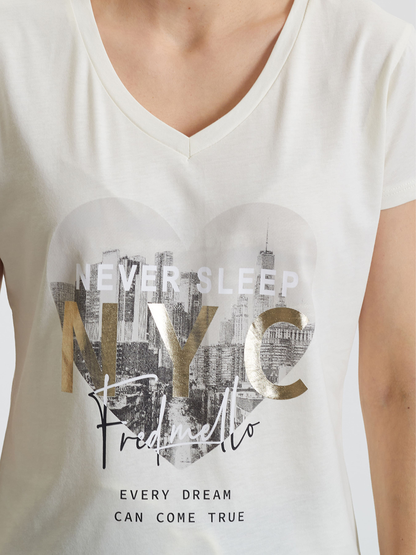 Футболка Fred Mello модель FW21W12TV_WHITE Фото