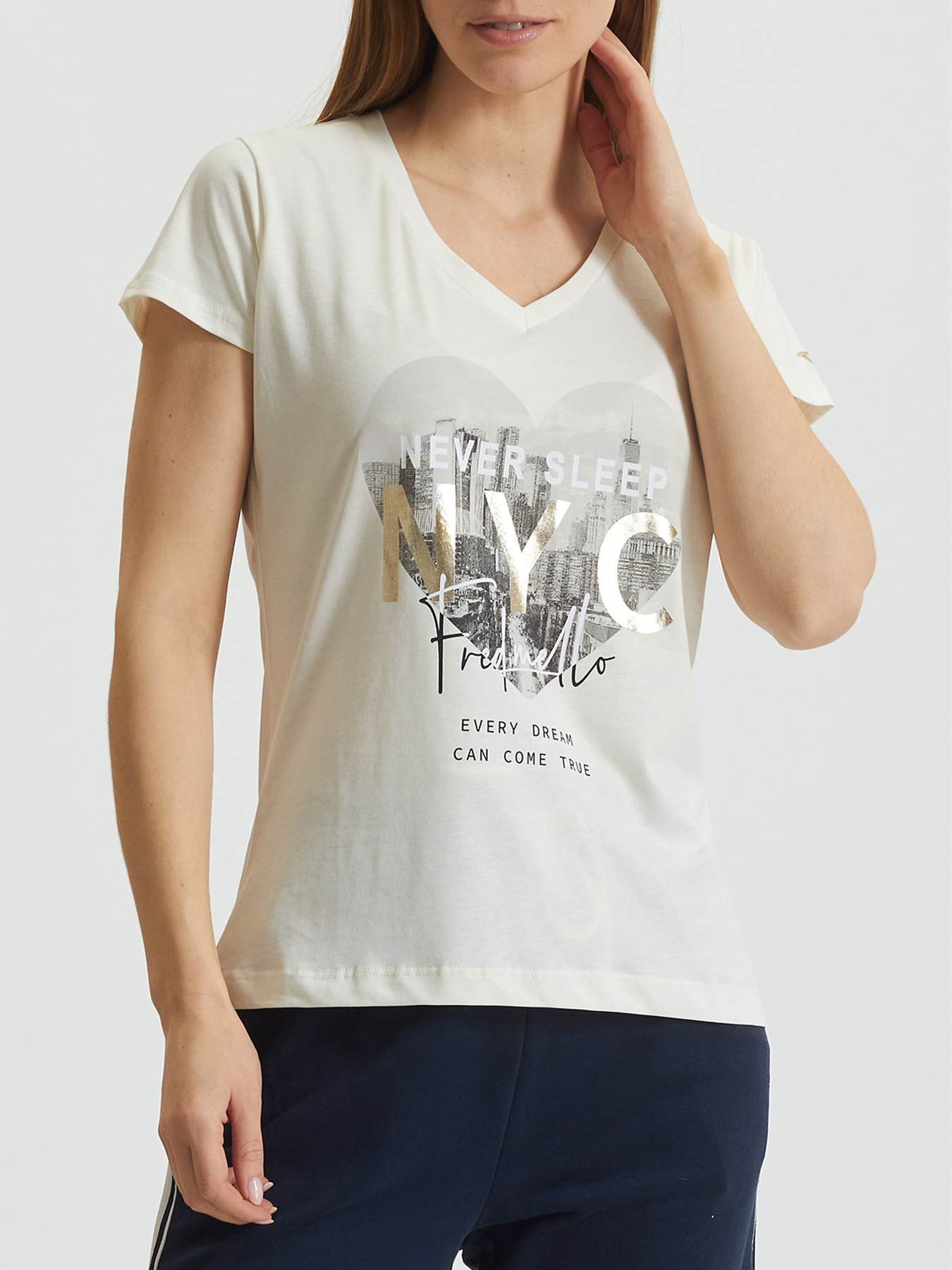 Футболка Fred Mello модель FW21W12TV_WHITE Фото