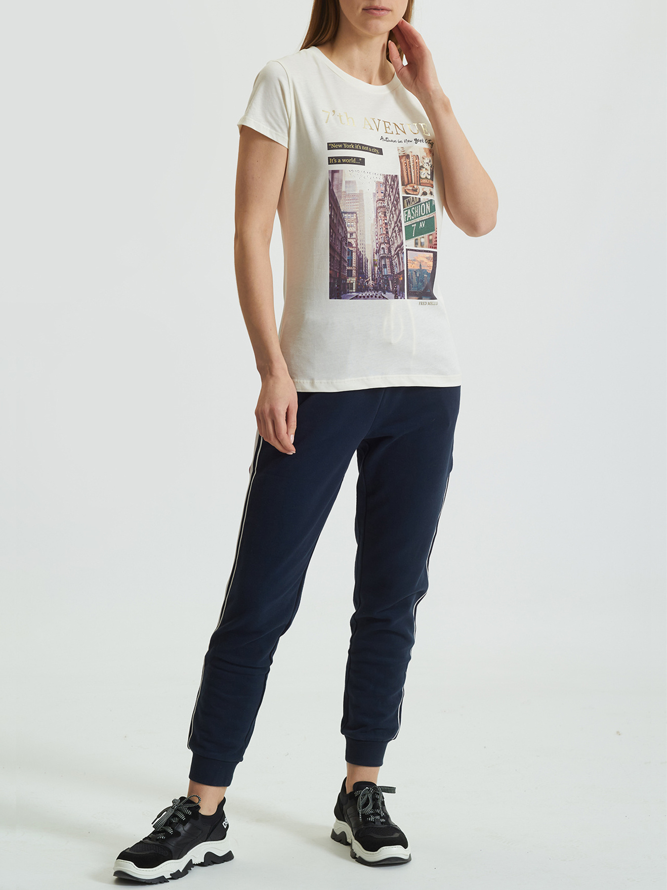 Футболка Fred Mello модель FW21W22TG_WHITE Фото