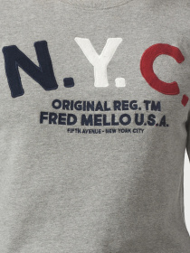 Свитшот Fred Mello модель FM20W09FG_GREY Свитшот Fred Mello модель FM20W09FG_GREY Фото