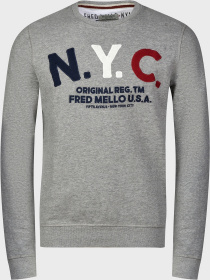 Свитшот Fred Mello модель FM20W09FG_GREY Свитшот Fred Mello модель FM20W09FG_GREY Фото