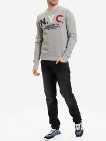 Свитшот Fred Mello модель FM20W09FG_GREY Свитшот Fred Mello модель FM20W09FG_GREY Фото