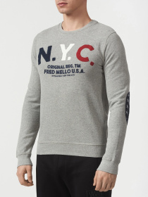 Свитшот Fred Mello модель FM20W09FG_GREY Свитшот Fred Mello модель FM20W09FG_GREY Фото