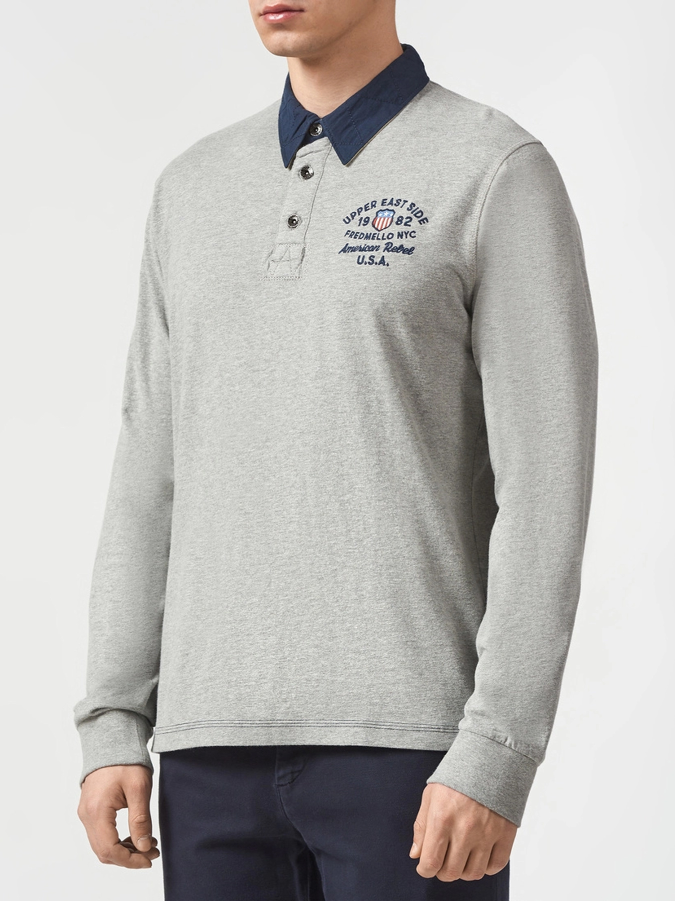 Лонгслив Fred Mello модель FM20W09QC_GRAY.MEL. Фото