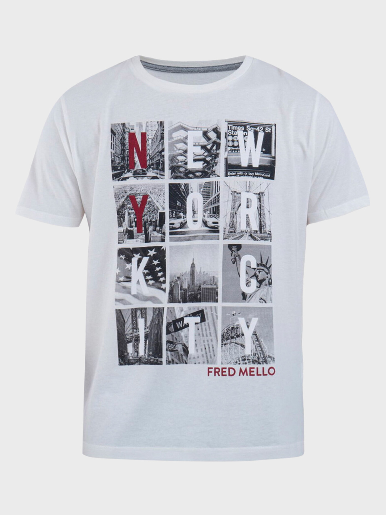 Футболка Fred Mello модель FM20W16TG_OFF.WHITE Фото