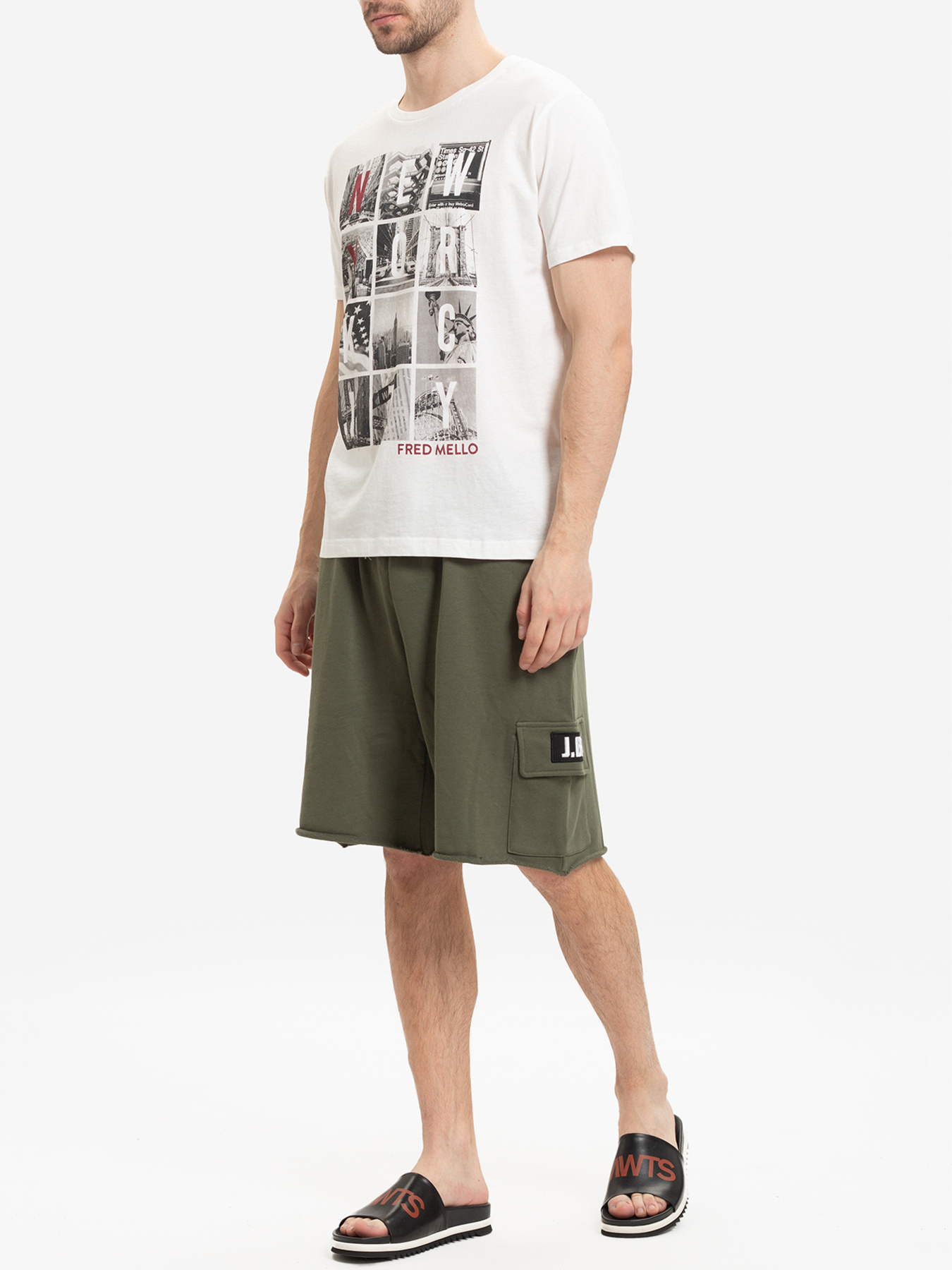 Футболка Fred Mello модель FM20W16TG_OFF.WHITE Фото