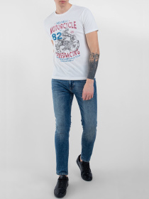 Футболка Fred Mello модель FM20W06TG_OFF.WHITE Футболка Fred Mello модель FM20W06TG_OFF.WHITE Фото