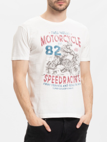 Футболка Fred Mello модель FM20W06TG_OFF.WHITE Футболка Fred Mello модель FM20W06TG_OFF.WHITE Фото