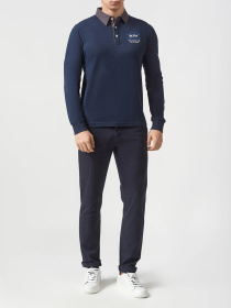 Лонгслив Fred Mello модель FM20W04QC_BLUE Фото