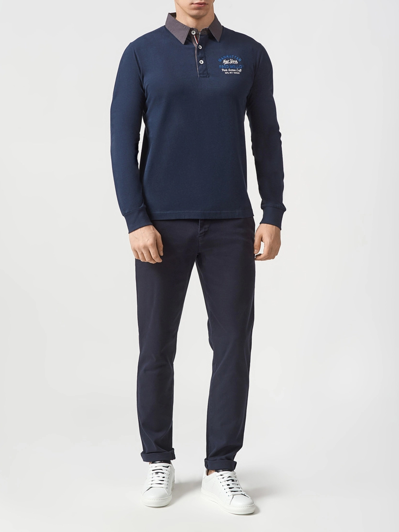 Лонгслів Fred Mello модель FM20W04QC_BLUE Фото