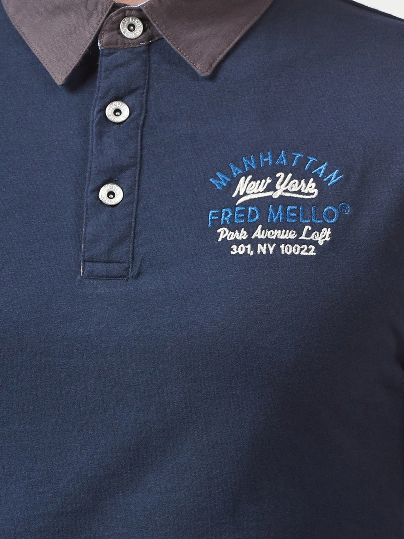 Лонгслів Fred Mello модель FM20W04QC_BLUE Фото