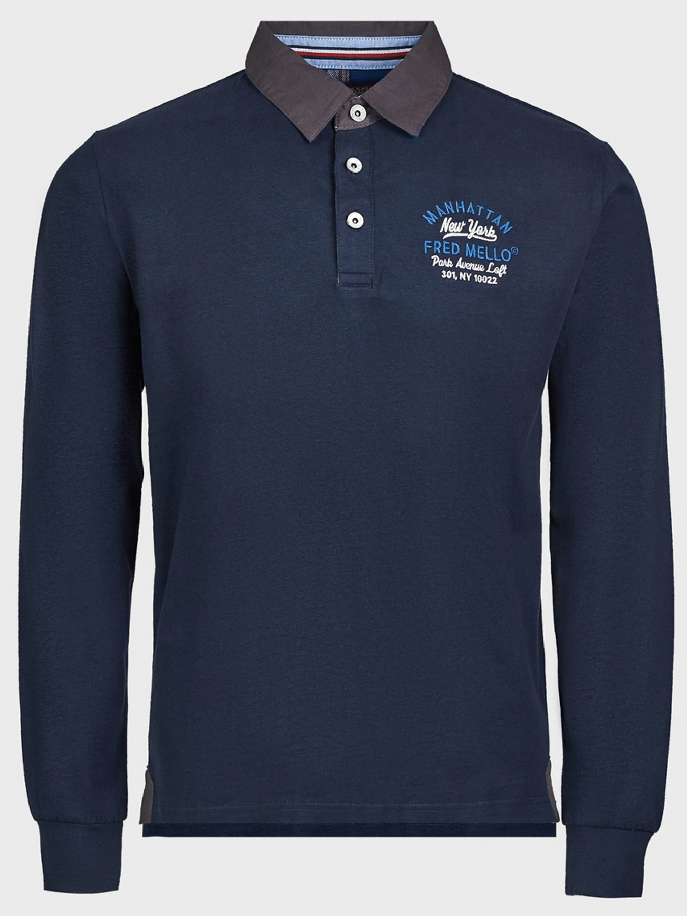 Лонгслів Fred Mello модель FM20W04QC_BLUE Фото