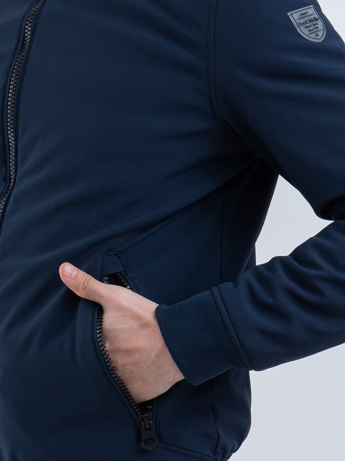 Демисезонная куртка Fred Mello модель FM20W26KU_BLUE Фото