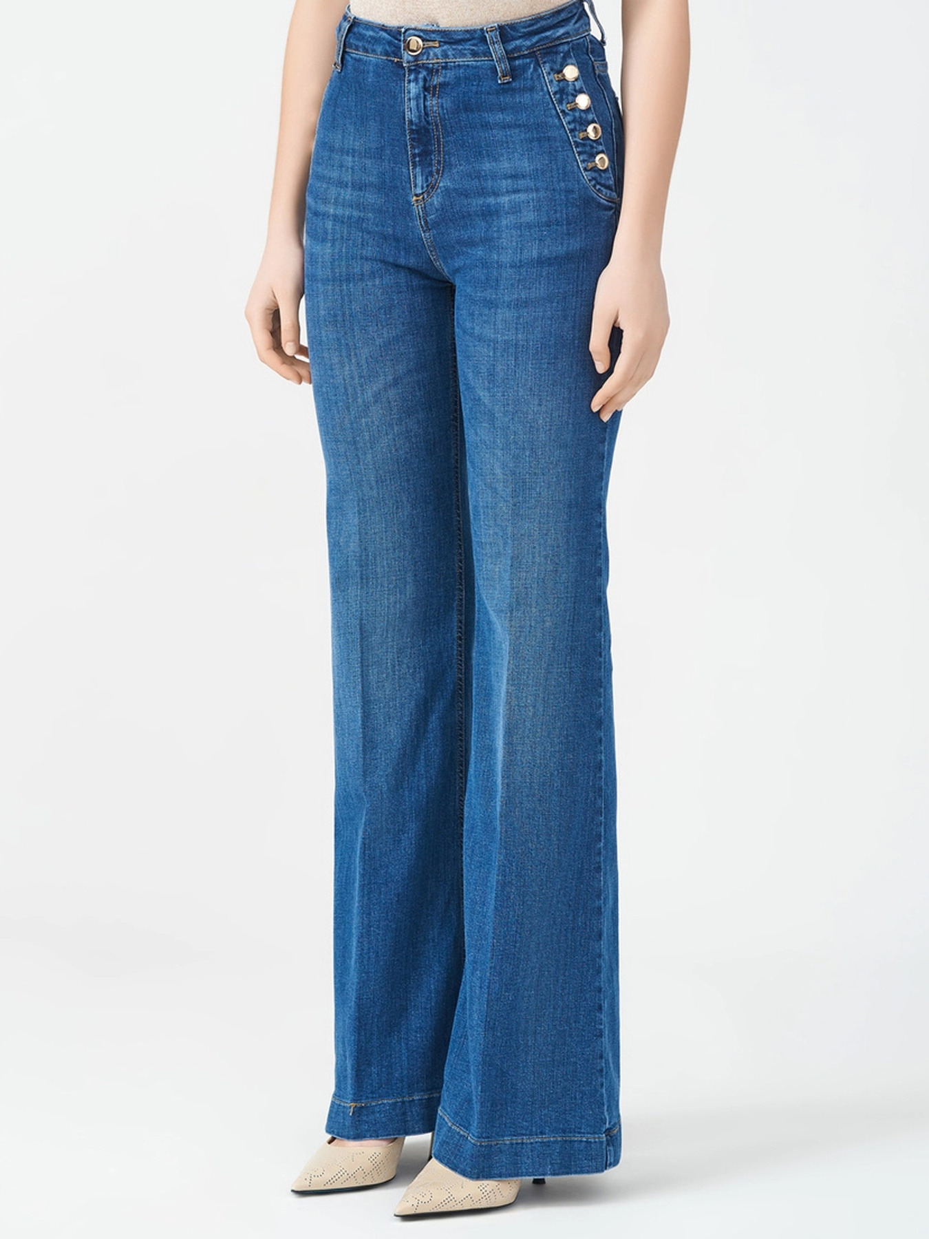 Джинси кльош KOCCA модель P23PPD9161AAUN0000 Фото