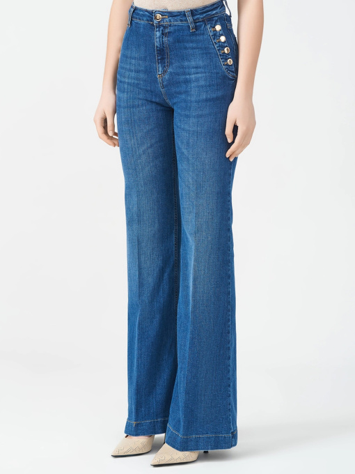 Расклешенные джинсы KOCCA модель P23PPD9161AAUN0000 Фото