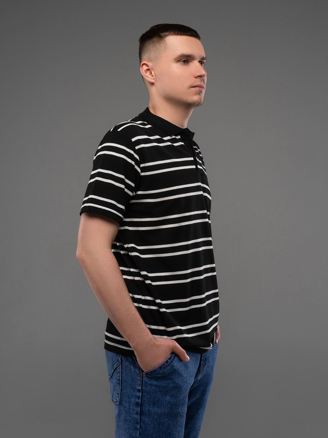 Поло ISSA Plus модель GN4-162_черный Поло ISSA Plus модель GN4-162_черный Фото